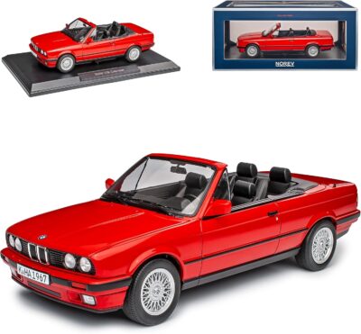 ماکت Norev BMW 3 Series E30 318i Convertible Red 1:18 - بررسی و خرید