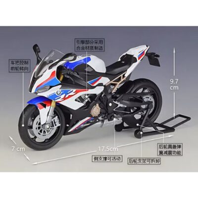 خرید ماکت موتورسیکلت BMW S100RR 2021 در مقیاس 1/12 توسط Welly