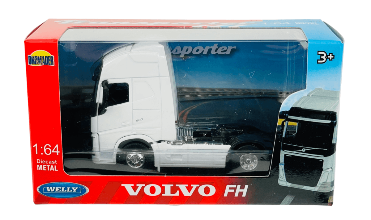 ماکت کامیون VOLVO FH | برند ولی | رنگ سفید | مقیاس 1:64